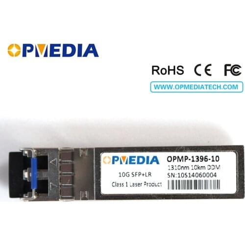 Foundry compatible 10GBASE-LR SFP+ transceiver,10G 1310nm 10KM optical module with dual LC connector and DDM,free shipping