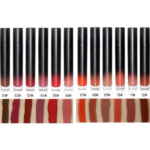 Matte Liquid Lipstick Custom Private Label Waterproof Long Lasting Moisture Lipstick Wholesale Lipgloss Cosmetic Lipstick Vendor