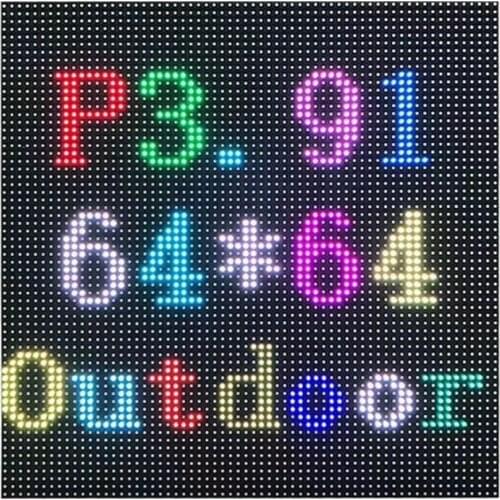 HD P3.91mm Outdoor RGB LED Module 250x250mm High Quality Full Color SMD1921 64*64pixel Advertising Board Module Video Wall Panel
