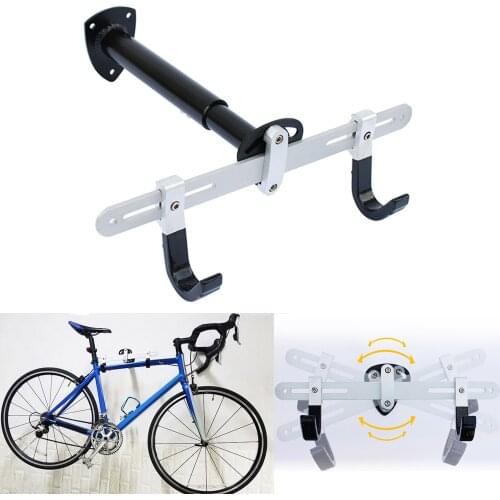 Wall Mount Bike Hanger Horizontal Garage Bicycle Bike Rack Storage Holder System for Garage Shed with Screws