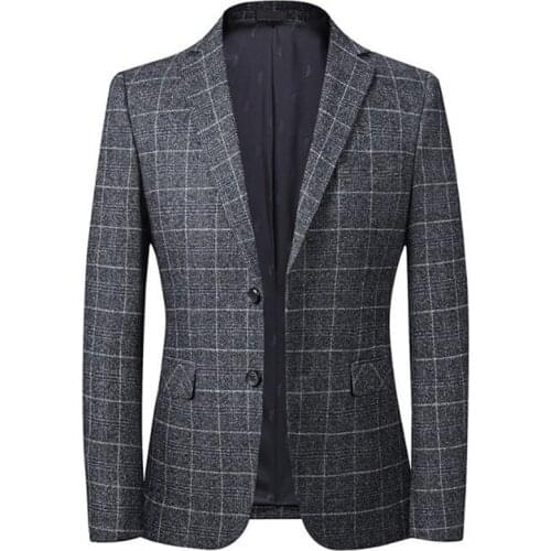 New arrival high quality casual blazers male suits casual jackets men plus-size mens blazer jacket
