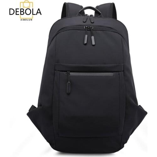 New Style Mens Casual Shoulder Backpack Waterproof Student School Bag Travel Nylon Light-Computer Backpack