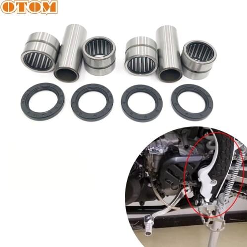 OTOM Motocross Flat Fork Maintenance Parts Bearing Oil Seal Bushing Kit For KEWS K16 K18 NC250 NC450 ZONGSHEN Chinese Motorcycle