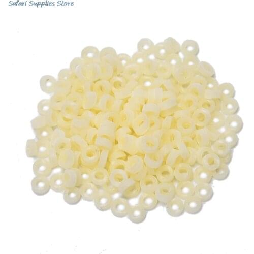 2500PCS=10bags Red/Yellow Bloodworm Bait Granulator Bait Fishing Acc Fish Tackle Rubber Bands For Fishing