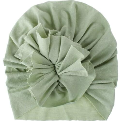 Newborn Hat Pleated Flower Baby Cap Cotton Tire Cap Infant Baby Cap Soft Cute Nursery Beanie Baby 111