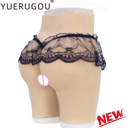 Crossdressing hip enhancer silicone Panties Drag Queen Shemale crossdresser Transgender vagina buttocks Soft Underwear