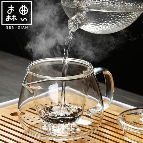 SENDIAN Japanese Filter Teapot High Temperature Resistant Glass Kettle 2021 New Hot Sale Office Kitchen Tea Set Accessories