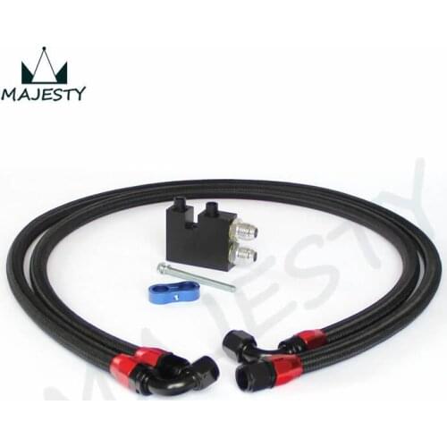 0IL FILTER SANDWICH ADAPTER + HOSE KIT FOR BMW BMW N54 135i (E82), 335i (E90.E92)