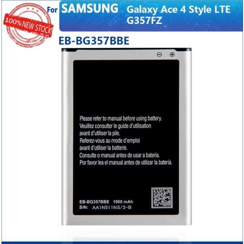 100% Original 1900mAh EB-BG357BBE Battery For Samsung Ace 4 GALAXY Ace Style LTE G357 SM-G357F Phone High quality Battery