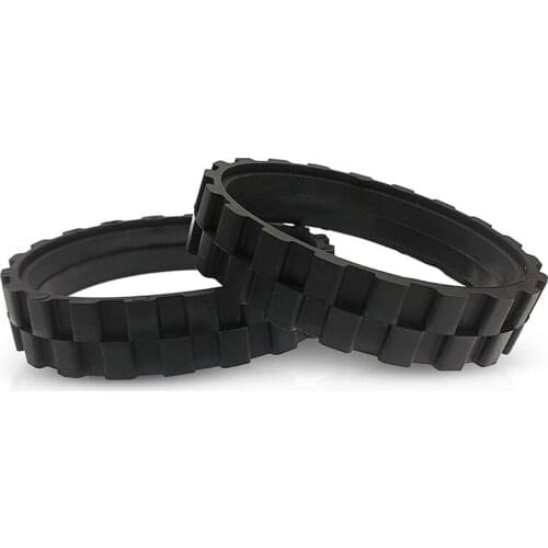 2Pcs Tires for IROBOT ROOMBA Wheels Series 500 600 700 800 and 900 Anti-Slip Great Adhesion and Easy embly