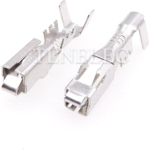 20pcs 4.8mm Series Wiring Terminal Automotive Rectangular Connectors Crimp Loose Connection Splice Terminal DJ621B-4.8X0.8C