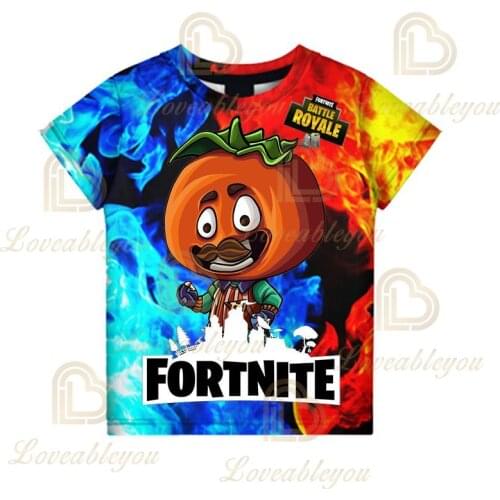 Fortnite Kids Boys T Shirt Summer Funny Battle Royale 3D Print Clothes Cosplay Costumes Child Unisex Tee Tops Childrens Tshirts
