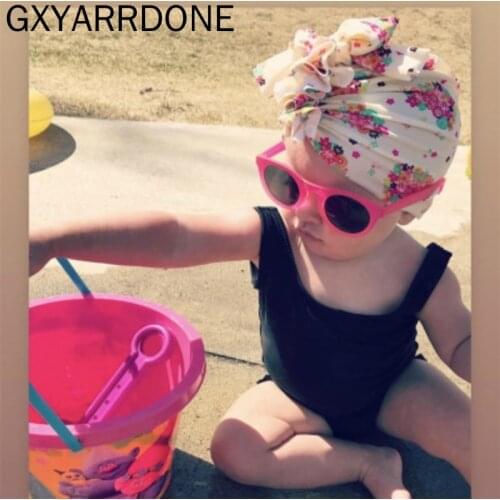 2019 Summer Baby Hat Girl Boy Flower Cap Elastic Cute Toddler Kids Beanie Baby Turban Cap