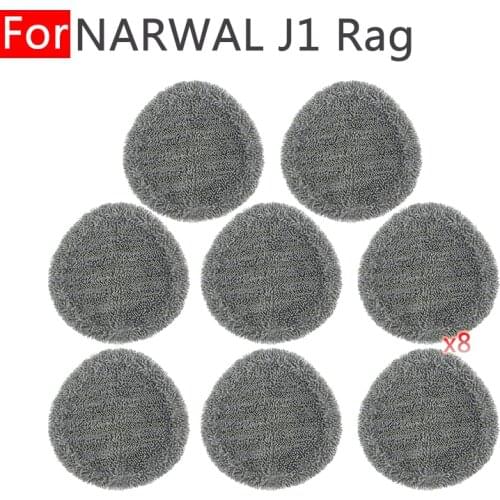 For Cloud Whale J1 Accessories Spare Parts Replaceable All Wool Gray Mop Rag Kit Smart Home Robot Vacuum Cleaner