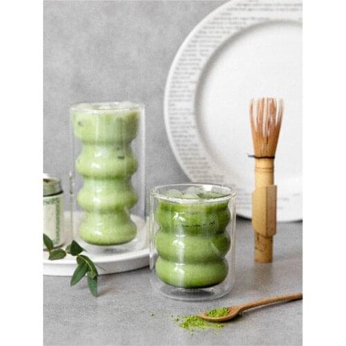 Creative Double Layers Coffee Mug With Heat Insulation Drinking Cup Milk Tea Cup Transparent Drinkware Great Gift