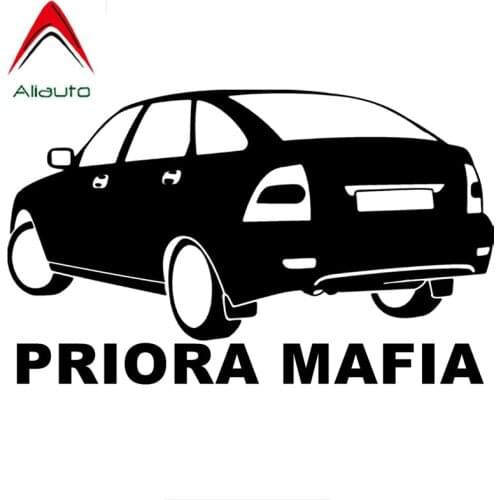 Aliauto Personality Car Sticker Priora Mafia Accessories Waterproof Vinyl Decal for Vaz Lada Kia Rio Opel Astra Skoda,20cm*12cm