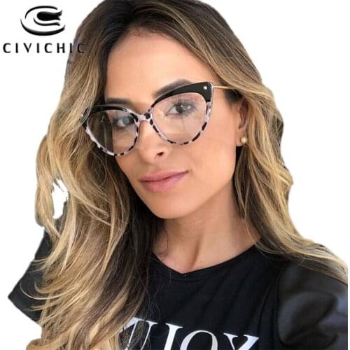 Chic Anti Blue Light Glasses Women Retro Cat Eye Gafas Luz Azul Myopia Optical TR90 Eyewear Frame Computer Gaming Eyeglass COG53