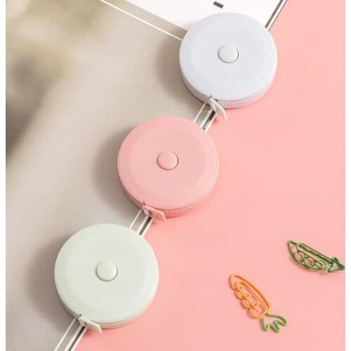 150/180CM Small Tape Measure Simple Portable Soft Tape Measure Three Circumferences Bust Hip Waist Clothing Ruler Height Ruler