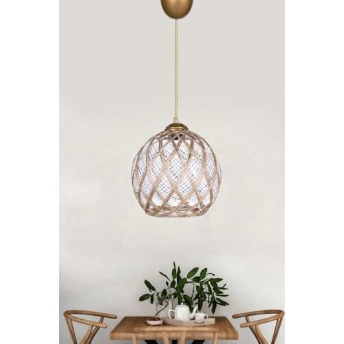 Saint Belisama New Pallina Double Wrap White-Silver Sphere Chandelier