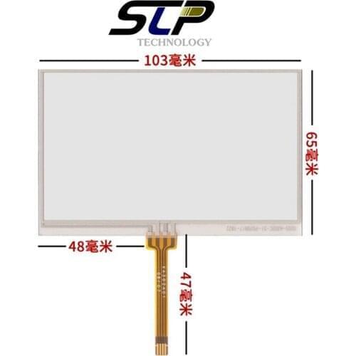 5 Pcs 4.3''inch 103mm*65mm Touchscreen for Sharp LQ043T3DX01/02/03/05 LQ043T1DG01 LQ043T1DG03 Touch screen handwriting Panel