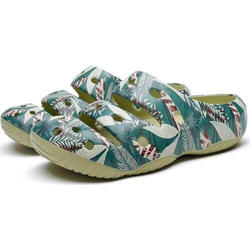 New Mens Summer Slides Breathable Cool Beach Slippers Fish Mouth Flip Flops Men Sandals Lightweight Bone Women Plus Size 35-46