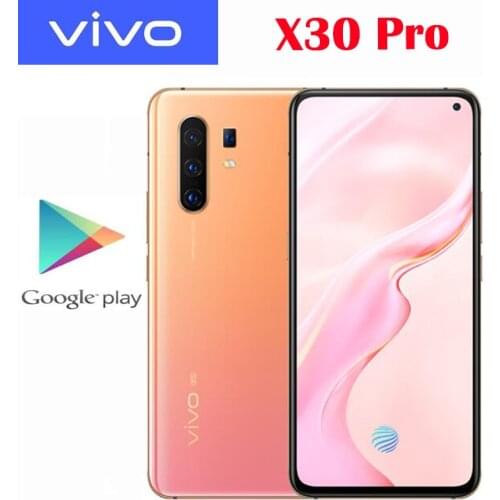 Official New Original Vivo X30 Pro 5G Cell Phone 6.44inch Supper AOLED 64MP Quad Rear Camera 4350mAh 33W Fast Charge