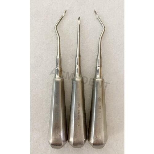 Dental Straight Surgery Extracting Extraction Apical Root Tip Elevator Straight Right Left