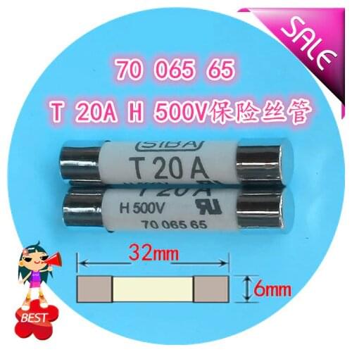 20 7006565 T a H 500 v 6 x32mm fuse tube UR high quality molten core