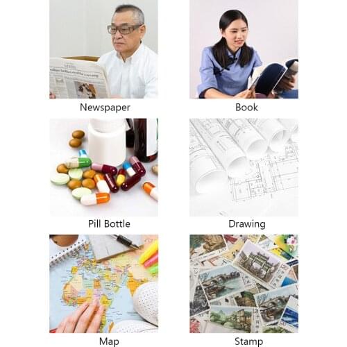 Magnifying Glass with Light Magnifying Glasses 2.5X 45X High Magnification LED Lighted Magnifier for Reading Newspaper Stamp