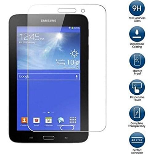 50pcs/lot DHL Toughened Tempered Glass For Samsung Galaxy Tab 3 Lite T110 T111 T113 T116 7" Film HD Screen Protect