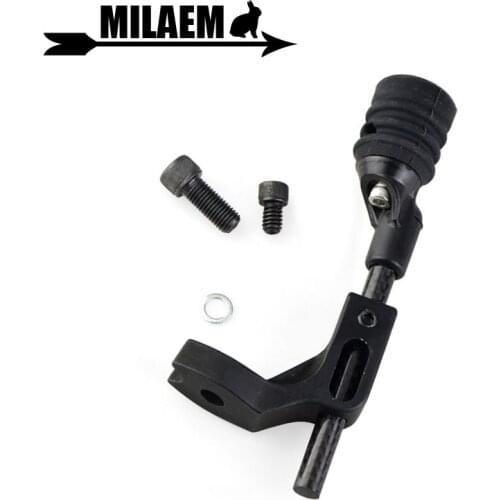 1pc Archery Compound Bow Stabilizer Damping Chord String Stop Bracket Vibration Balance Rod Outdoor Shooting Hunting Accessories