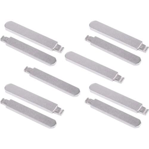 10pcs Metal Silver Car Blank Uncut Flip KD Remote Key Blade Type 25# Fit for Honda