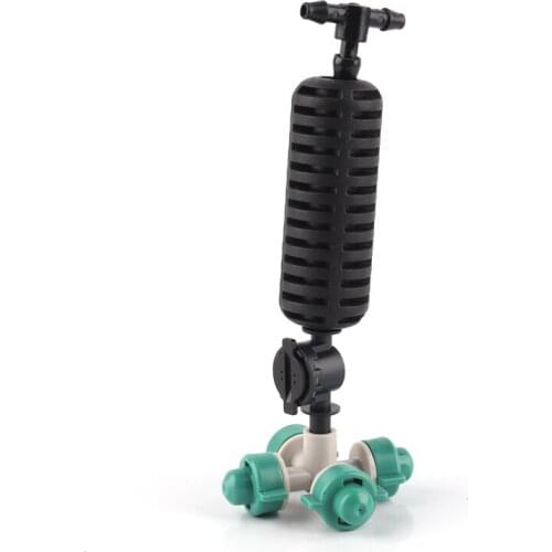 5-30sets Garden Lawn Irrigation System Atomizing sprinkler Kits 6mm Green Foggy Sprinkler Irrigation 4/7mm Hose Connector