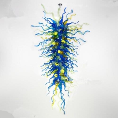 Free Shipping LED Source Pretty Villa Light Living Room Glass Art Fancy Pendant Light Chihuly Style