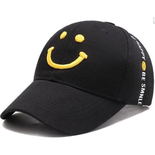 New cotton smile children or kid Baseball Cap retro outdoor sports caps bone gorras curved fitted