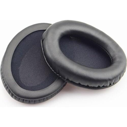Black Leather Ear Cushion Pads Pillow Ear Cover Pads Foam Replacement for Bluedio Revolution Repair Parts Headphones Headset