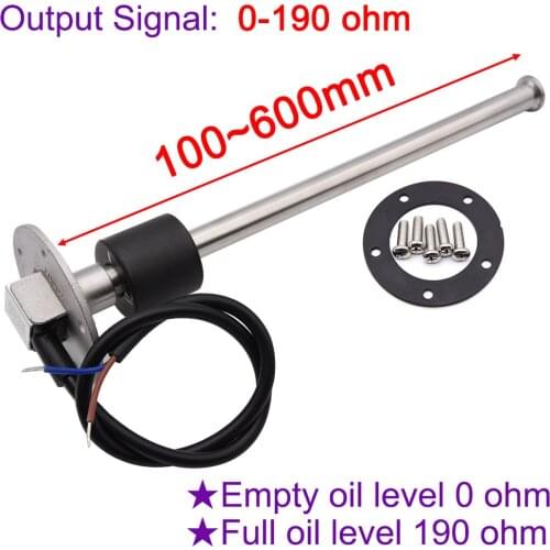 100mm 600mm Fuel Level Sensor Oil Liquid Tank Water Level for Gauge boat marine car yacht accessories Sending Unit Float switch