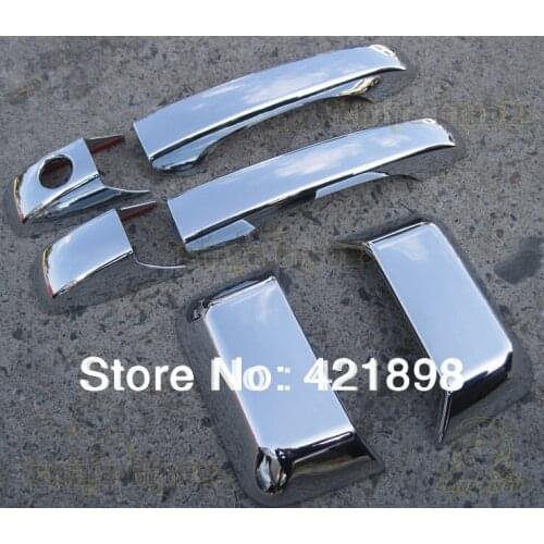 For Jeep Compass 2011 2012 2013 2014 2015 ABS Chrome Door Handle Cover Trim 6 pcs