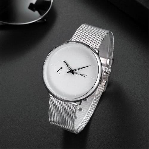 Eillysevens Men's Watch With Leather Strap