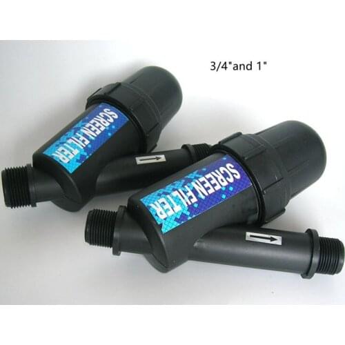 0.75" y type Screen filter ( BSP Male thread ) Filter accuracy 120 mesh