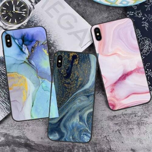 Laser Gradient Marble Phone Case for iPhone 12 11 mini pro XS MAX 8 7 6 6S Plus X 5S SE 2020 XR