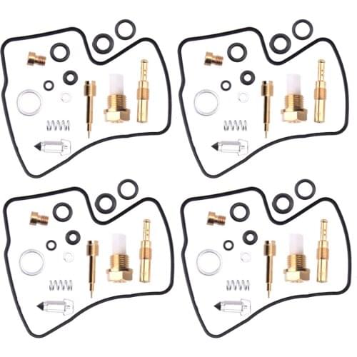 4sets Carburetor Repair Rebuild Kit Fit for Honda VF750F V45 Interceptor VFR700 VFR750 VF700C Magna 700 VF750C V45 Magna