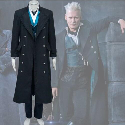 Gellert Grindelwald Cosplay Costume Halloween Costumes Cosplay Fantastic Beasts The Crimes of Grindelwald Costume Custom made
