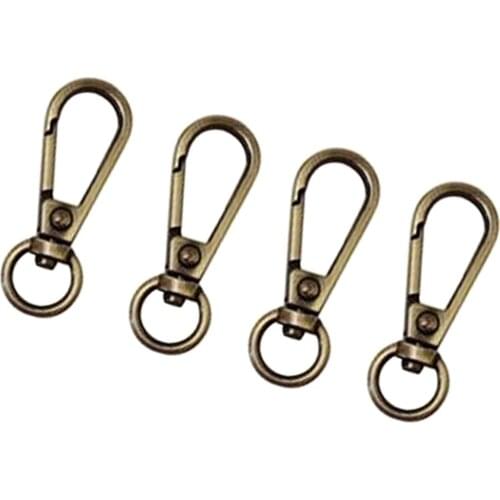 Pack Of 4 Swivel Snap Hooks Bags Belts Lanyards Clips DIY Bag Clasp Buckle
