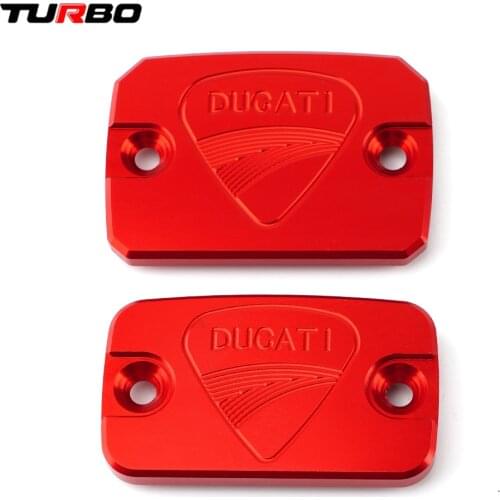 Latest Creative Brake Lever Cover Fits For FOR DUCATI Hypermotard Monster 796 696 695 Front Brake fluid Reservoir Cap Cover