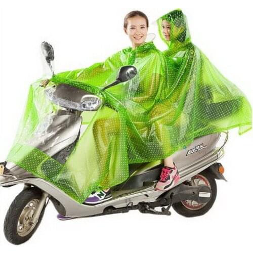 Single people/double people/poncho/ transparent electric bicycle raincoat/ big cap eaves /motorcycle raincoat /tb161108