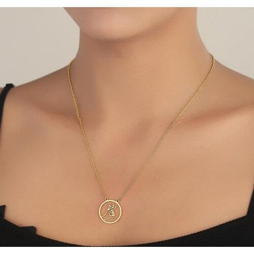Hand Gestures Pendant Necklace Gesture OK Sign Hand Language Choker Necklace Friendship Jewelry Gift