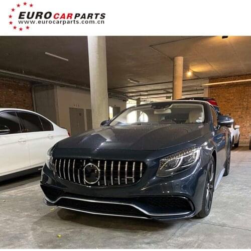 S CLASS w217 coupe GT style front grille for w217 GT style center grille front grill for car accessories grill