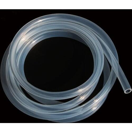 1 Meter 4/6/8/10/12mm Transparent Silicone Tube Hose food Grade Odorless Transparent Resistant Rubber Hose