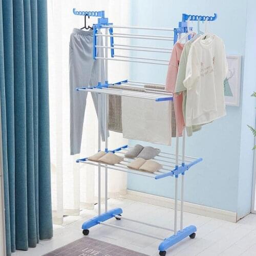 Adjustable Clothes Hanger Clothes Drying Hanger Telescopic Coat Rack Stainless Laundry Rack Home Clothes Airer Dropshipping